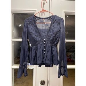 Free People Peasant Blouse